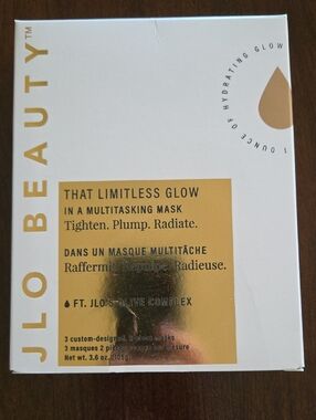 JLO BEAUTY That Limitless Glow Mask (3 Pack) New